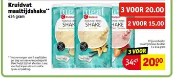Kruidvat Kruidvat maaltijdshake aanbieding