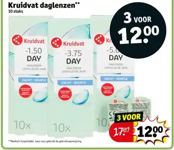 Kruidvat Kruidvat daglenzen aanbieding