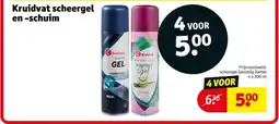Kruidvat Kruidvat scheergel en schuim aanbieding