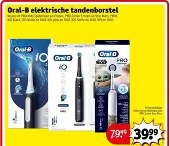 Kruidvat Oral-B elektrische tandenborstel aanbieding