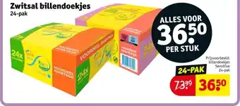 Kruidvat Zwitsal billendoekjes aanbieding