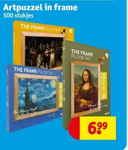 Kruidvat Artpuzzel in frame aanbieding