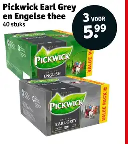 Kruidvat Pickwick Earl Grey en Engelse thee aanbieding