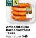 Vomar Voordeelmarkt Ambachtelijke Barbecueworst Texas aanbieding