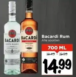 Vomar Voordeelmarkt Bacardi Rum aanbieding