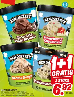 Dekamarkt Ben & jerry's aanbieding