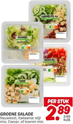 Dekamarkt Groene salade aanbieding