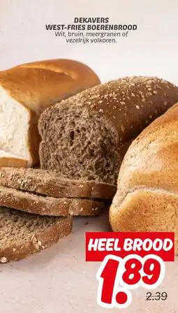 Dekamarkt Dekavers west-fries boerenbrood aanbieding