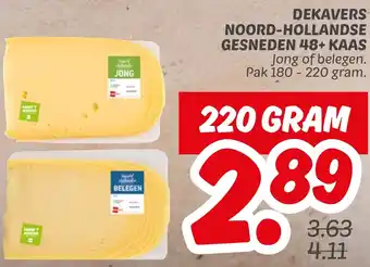 Dekamarkt Dekavers noord-hollandse gesneden 48+ kaas aanbieding