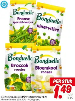 Dekamarkt Bonduelle diepvriesgroenten aanbieding