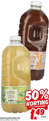 Dekamarkt Fruity juice iced tea aanbieding