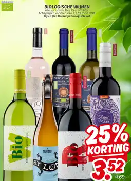 Dekamarkt Biologische wijnen aanbieding