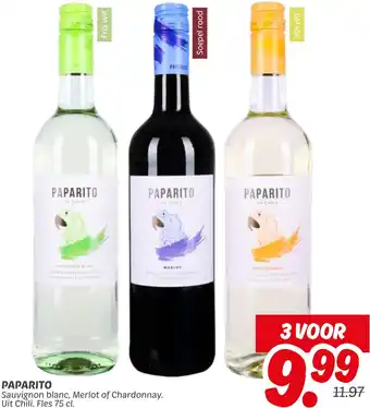 Dekamarkt Paparito aanbieding