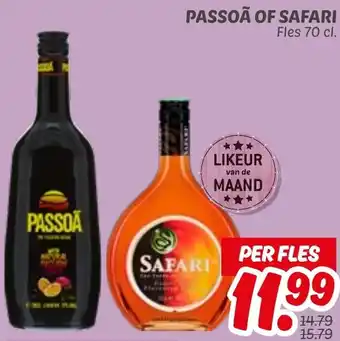 Dekamarkt Passoã of safari aanbieding