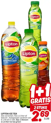 Dekamarkt Lipton ice tea aanbieding
