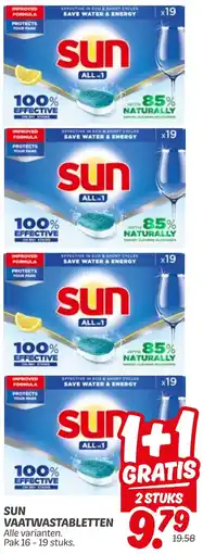 Dekamarkt Sun vaatwastabletten aanbieding