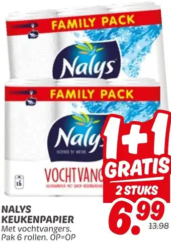 Dekamarkt Nalys keukenpapier aanbieding