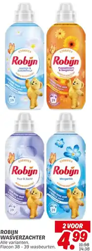 Dekamarkt Robijn wasverzachter aanbieding