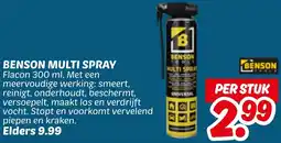 Dekamarkt Benson multi spray aanbieding