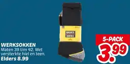 Dekamarkt Werksokken aanbieding