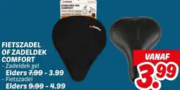 Dekamarkt Fietszadel of zadeldek comfort aanbieding