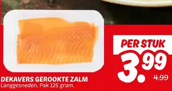 Dekamarkt Dekavers gerookte zalm aanbieding