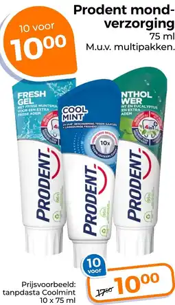 Trekpleister Prodent mondverzorging aanbieding