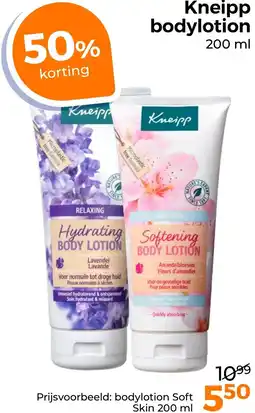 Trekpleister Kneipp bodylotion aanbieding