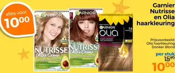 Trekpleister Garnier Nutrisse en Olia haarkleuring aanbieding