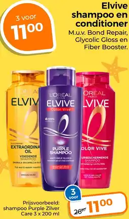Trekpleister Elvive shampoo en conditioner aanbieding