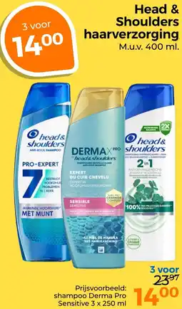 Trekpleister Head & Shoulders haarverzorging aanbieding