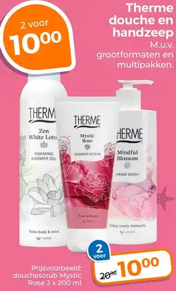 Trekpleister Therme douche en handzeep aanbieding