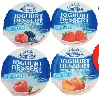 Budget Food Mertinger Yoghurt Dessert aanbieding