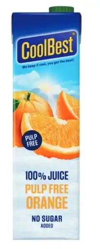 Budget Food CoolBest Premium Orange Pulp Free aanbieding