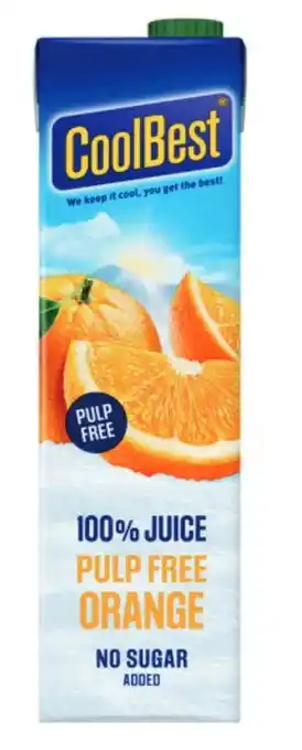 Budget Food CoolBest Premium Orange Pulp Free aanbieding