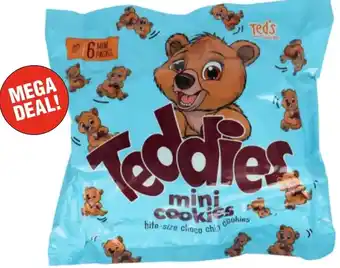 Budget Food Ted's Favorites Teddies Cookies aanbieding