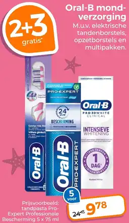 Trekpleister Oral-B mondverzorging aanbieding