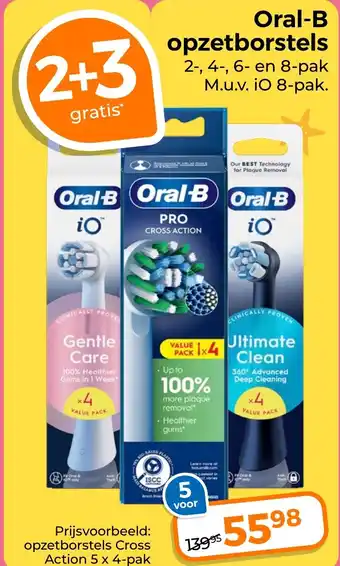 Trekpleister Oral-B opzetborstels aanbieding