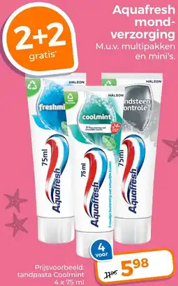 Trekpleister Aquafresh mondverzorging aanbieding