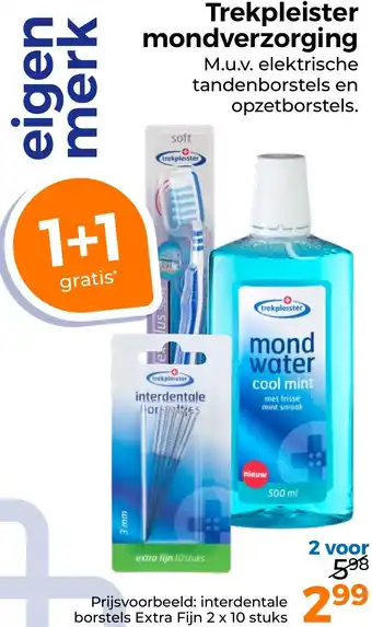 Trekpleister Trekpleister mondverzorging aanbieding