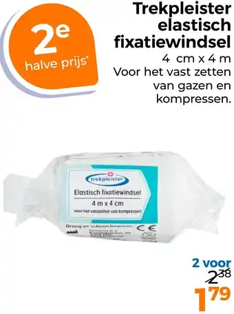 Trekpleister Trekpleister elastisch fixatiewindsel aanbieding