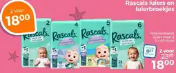 Trekpleister Rascals luiers en luierbroekjes aanbieding