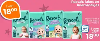 Trekpleister Rascals luiers en luierbroekjes aanbieding