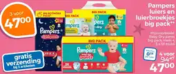 Trekpleister Pampers luiers en luierbroekjes big pack aanbieding