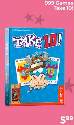 Trekpleister 999 Games Take 10! aanbieding