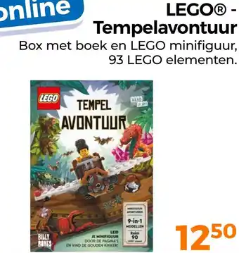 Trekpleister LEGO Tempelavontuur aanbieding