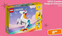 Trekpleister LEGO Creator Magical Unicorn aanbieding