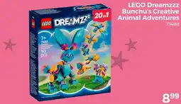 Trekpleister LEGO Dreamzzz Bunchu's Creative Animal Adventures aanbieding