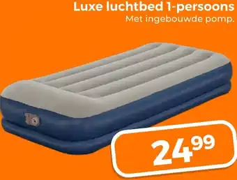 Trekpleister Luxe luchtbed 1-persoons aanbieding