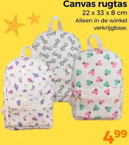Trekpleister Canvas rugtas aanbieding